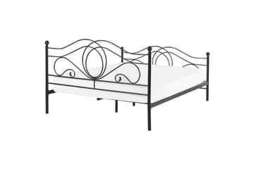 Säng med lamellram Lyra - Svart - Möbler - Säng - Sängram & sängstomme