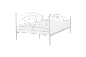 Säng med lamellram Lyra - Vit - Möbler - Säng - Sängram & sängstomme