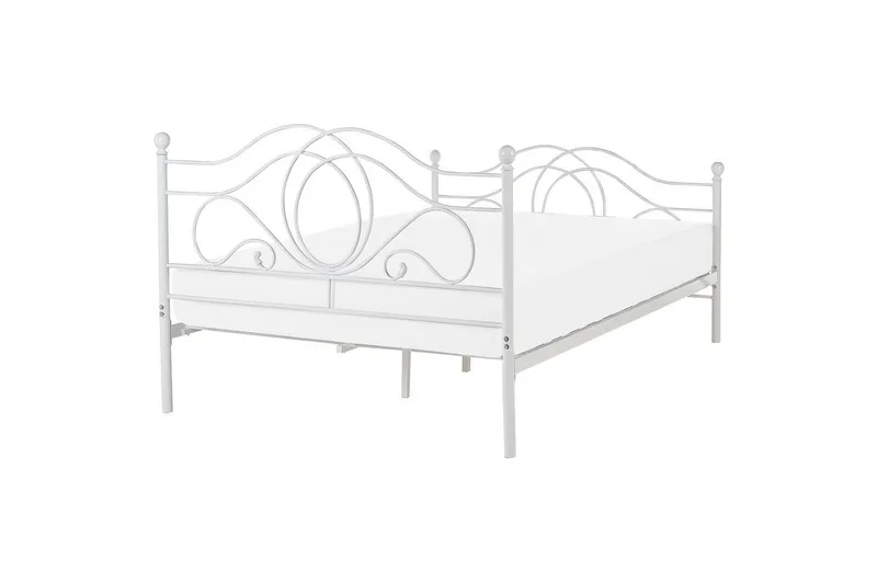 Säng med lamellram Lyra - Vit - Möbler - Säng - Sängram & sängstomme