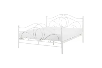 Säng med lamellram Lyra - Vit - Möbler - Säng - Sängram & sängstomme