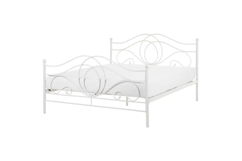 Säng med lamellram Lyra - Vit - Möbler - Säng - Sängram & sängstomme
