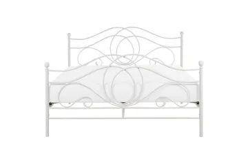 Säng med lamellram Lyra - Vit - Möbler - Säng - Sängram & sängstomme