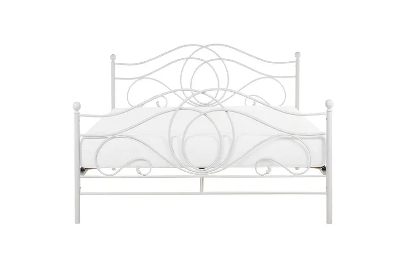 Säng med lamellram Lyra - Vit - Möbler - Säng - Sängram & sängstomme