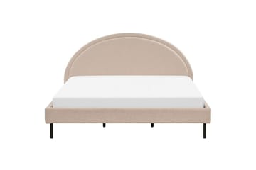 Säng med lamellram Margut - Beige/Bouclé, 180x200 cm - Möbler - Säng - Sängram & sängstomme