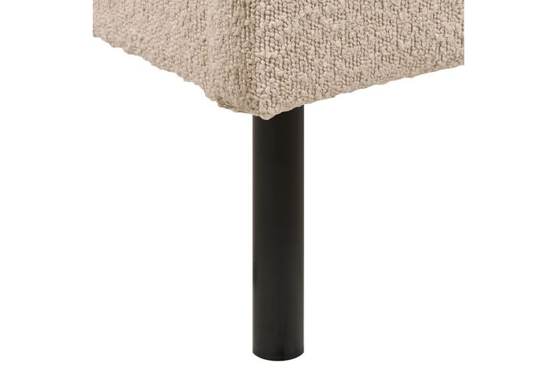 Säng med lamellram Margut - Beige/Bouclé, 180x200 cm - Möbler - Säng - Sängram & sängstomme