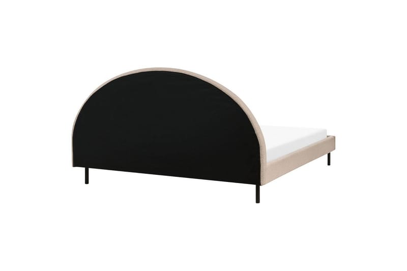 Säng med lamellram Margut - Beige/Bouclé, 180x200 cm - Möbler - Säng - Sängram & sängstomme