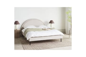 Säng med lamellram Margut - Beige/Polyester, 160x200 cm - Möbler - Säng - Sängram & sängstomme