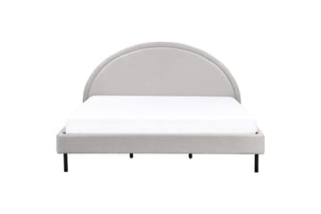 Säng med lamellram Margut - Grå/Polyester, 180x200 cm - Möbler - Säng - Sängram & sängstomme
