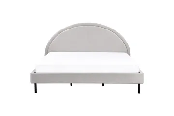 Säng med lamellram Margut - Grå/Polyester, 180x200 cm - Möbler - Säng - Sängram & sängstomme