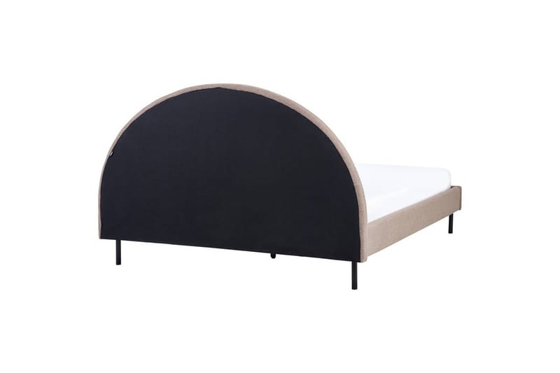 Säng med lamellram Margut - Taupe/Bouclé, 160x200 cm - Möbler - Säng - Sängram & sängstomme