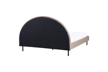 Säng med lamellram Margut - Taupe/Bouclé, 160x200 cm - Möbler - Säng - Sängram & sängstomme