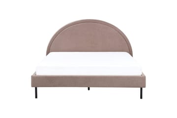 Säng med lamellram Margut - Taupe/Bouclé, 160x200 cm - Möbler - Säng - Sängram & sängstomme