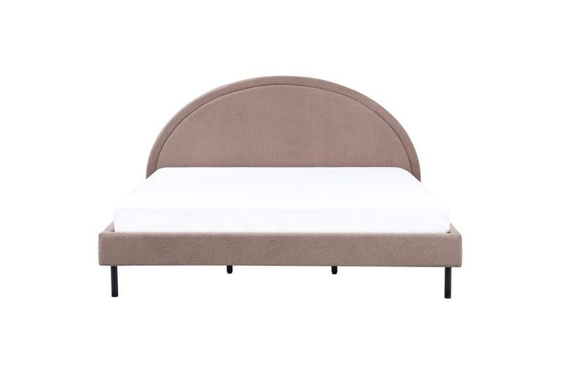 Säng med lamellram Margut - Taupe/Bouclé, 180x200 cm - Möbler - Säng - Sängram & sängstomme