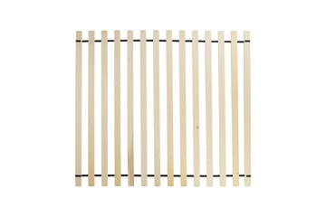 Säng med lamellram Margut - Vit/Bouclé, 160x200 cm - Möbler - Säng - Sängram & sängstomme