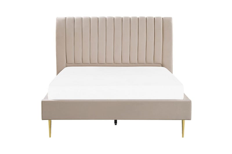 Säng med lamellram Marville - Beige, 140x200 cm - Möbler - Säng - Sängram & sängstomme