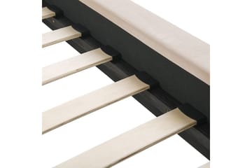 Säng med lamellram Marville - Beige, guld, 160x200 cm - Möbler - Säng - Sängram & sängstomme