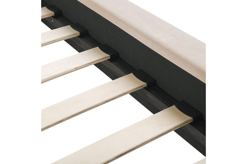 Säng med lamellram Marville - Beige, guld, 160x200 cm - Möbler - Säng - Sängram & sängstomme