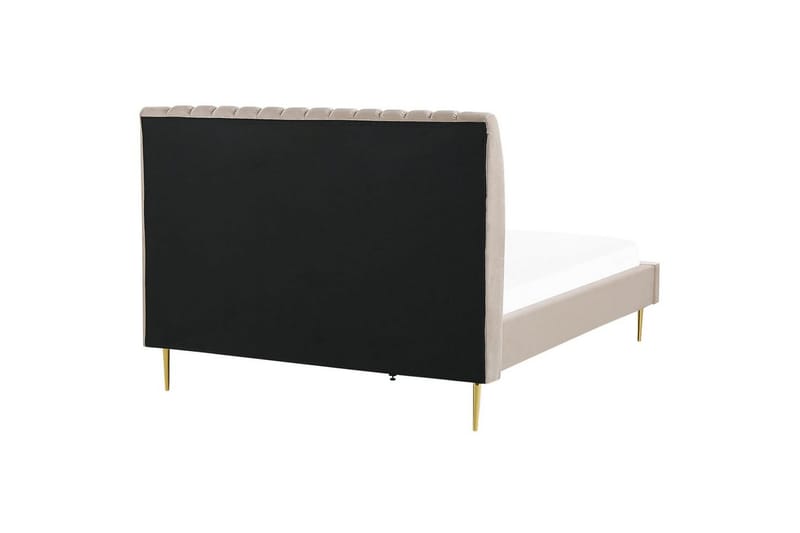Säng med lamellram Marville - Beige, guld, 160x200 cm - Möbler - Säng - Sängram & sängstomme