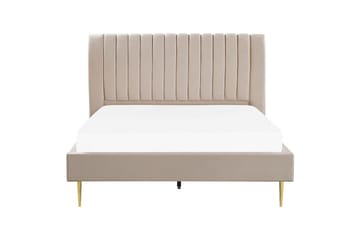Säng med lamellram Marville - Beige, guld, 180x200 cm - Möbler - Säng - Sängram & sängstomme
