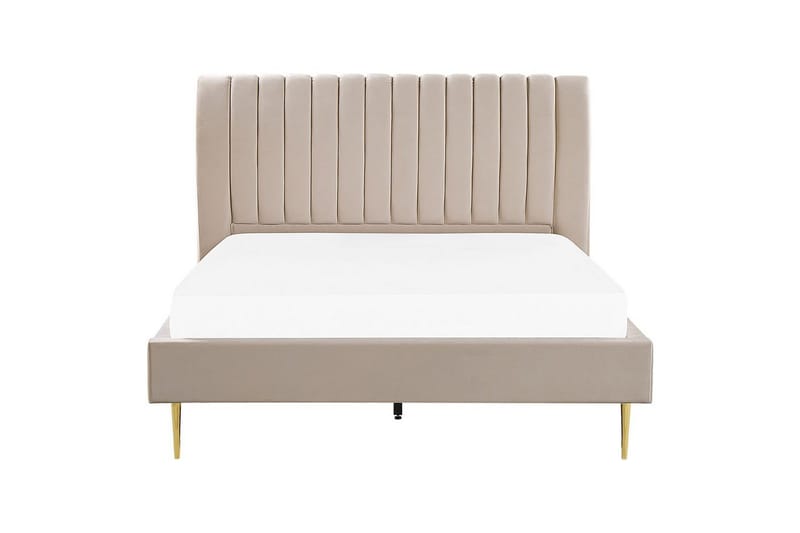 Säng med lamellram Marville - Beige, guld, 180x200 cm - Möbler - Säng - Sängram & sängstomme