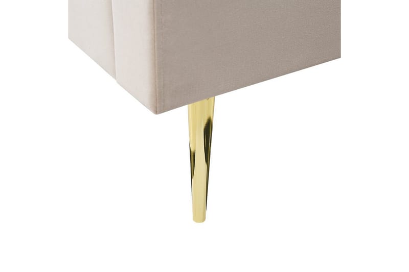 Säng med lamellram Marville - Beige, guld, 180x200 cm - Möbler - Säng - Sängram & sängstomme