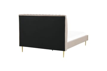 Säng med lamellram Marville - Beige, guld, 180x200 cm - Möbler - Säng - Sängram & sängstomme