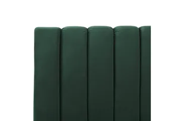 Säng med lamellram Marville - Grön, guld, 140x200 cm - Möbler - Säng - Sängram & sängstomme