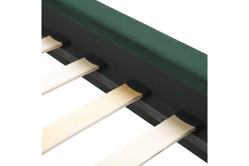 Säng med lamellram Marville - Grön, guld, 160x200 cm - Möbler - Säng - Sängram & sängstomme