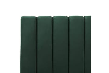 Säng med lamellram Marville - Grön, guld, 160x200 cm - Möbler - Säng - Sängram & sängstomme