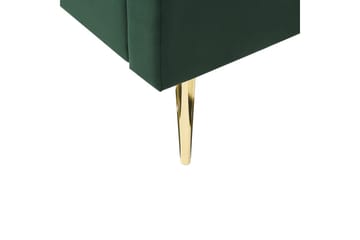 Säng med lamellram Marville - Grön, guld, 180x200 cm - Möbler - Säng - Sängram & sängstomme