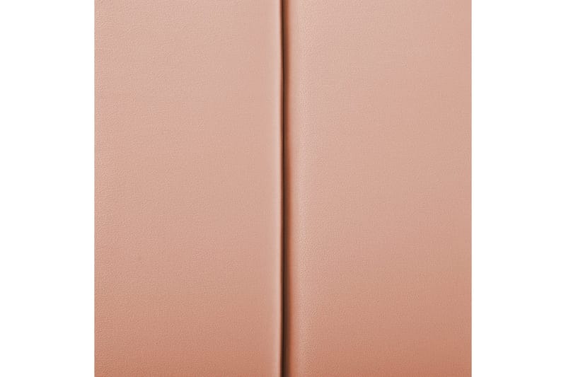 Säng med lamellram Marville - Rosa, guld, 140x200 cm - Möbler - Säng - Sängram & sängstomme