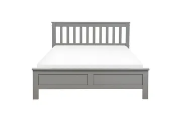 Säng med lamellram Mayenne - Grå, 140x200 cm - Möbler - Säng - Sängram & sängstomme