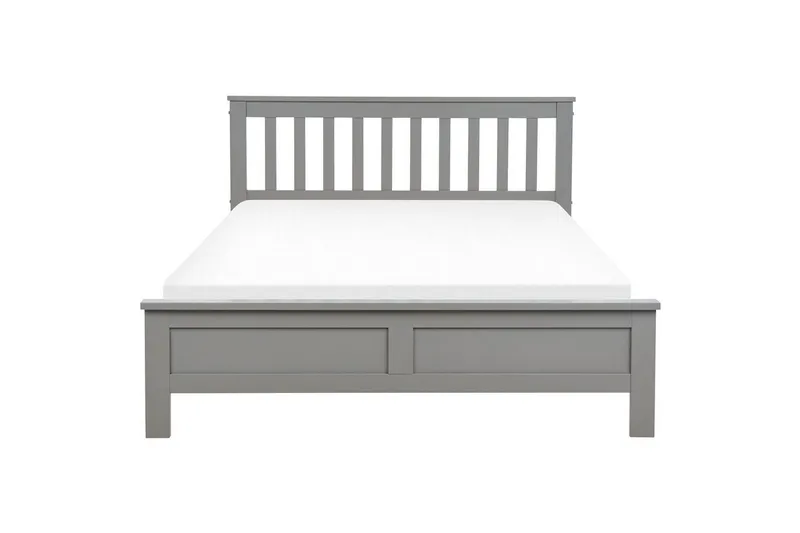 Säng med lamellram Mayenne - Grå, 140x200 cm - Möbler - Säng - Sängram & sängstomme