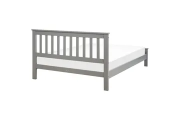 Säng med lamellram Mayenne - Grå, 140x200 cm - Möbler - Säng - Sängram & sängstomme