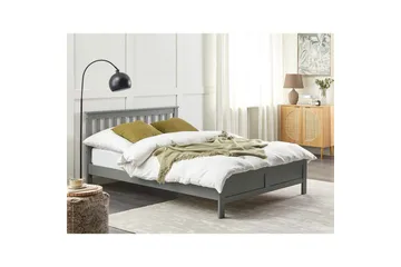 Säng med lamellram Mayenne - Grå, 140x200 cm - Möbler - Säng - Sängram & sängstomme