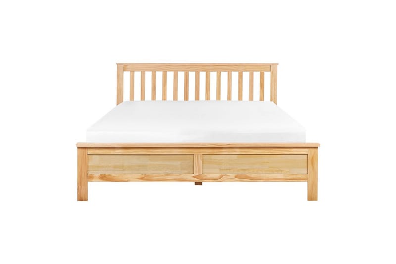 Säng med lamellram Mayenne - Ljus trä, 140x200 cm - Möbler - Säng - Sängram & sängstomme