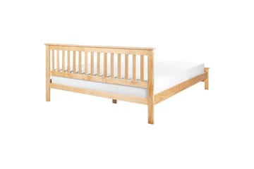 Säng med lamellram Mayenne - Ljus trä, 180x200 cm - Möbler - Säng - Sängram & sängstomme