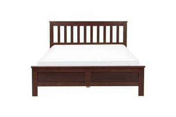 Säng med lamellram Mayenne - Mörkt trä, 140x200 cm - Möbler - Säng - Sängram & sängstomme