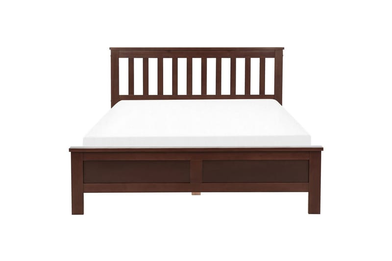 Säng med lamellram Mayenne - Mörkt trä, 140x200 cm - Möbler - Säng - Sängram & sängstomme