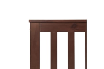 Säng med lamellram Mayenne - Mörkt trä, 140x200 cm - Möbler - Säng - Sängram & sängstomme