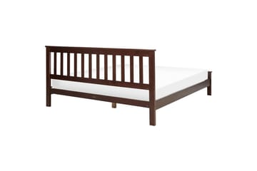 Säng med lamellram Mayenne - Mörkt trä, 160x200 cm - Möbler - Säng - Sängram & sängstomme