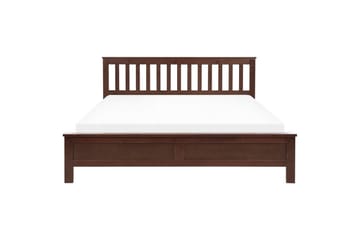 Säng med lamellram Mayenne - Mörkt trä, 180x200 cm - Möbler - Säng - Sängram & sängstomme