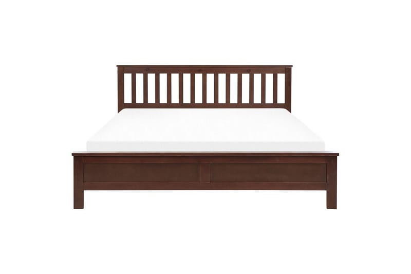 Säng med lamellram Mayenne - Mörkt trä, 180x200 cm - Möbler - Säng - Sängram & sängstomme