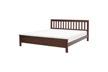 Säng med lamellram Mayenne - Mörkt trä, 180x200 cm - Möbler - Säng - Sängram & sängstomme