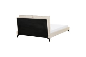 Säng med lamellram Melle - Beige/Bouclé, 140x200 cm - Möbler - Säng - Sängram & sängstomme