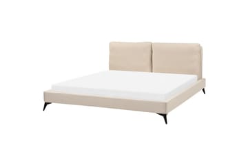 Säng med lamellram Melle - Beige/Bouclé, 180x200 cm - Möbler - Säng - Sängram & sängstomme