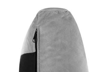 Säng med lamellram Melle - Grå, svart/Sammet, 140x200 cm - Möbler - Säng - Sängram & sängstomme