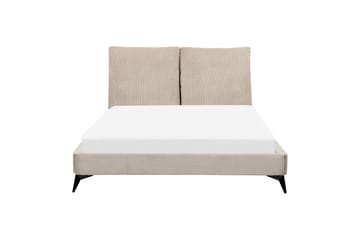 Säng med lamellram Melle - Taupe/Manchestertyg, 140x200 cm - Möbler - Säng - Sängram & sängstomme