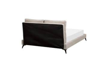 Säng med lamellram Melle - Taupe/Manchestertyg, 140x200 cm - Möbler - Säng - Sängram & sängstomme