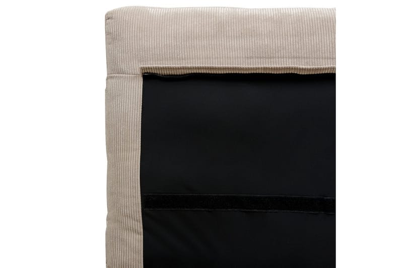 Säng med lamellram Melle - Taupe/Manchestertyg, 140x200 cm - Möbler - Säng - Sängram & sängstomme